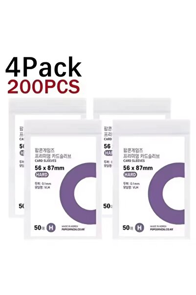 Choice 200Pcs - 56x87MM Korea Clear Kpop Photo Card Sleeve Anti-scratch Trans...