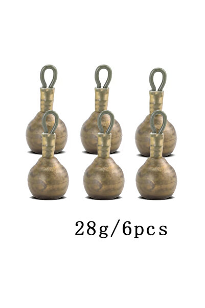 Choice مجموعة أثقال صيد سمك الكارب من يوتو، 6 قطع، وزن 14/28/52 غرام، مقاومة ...