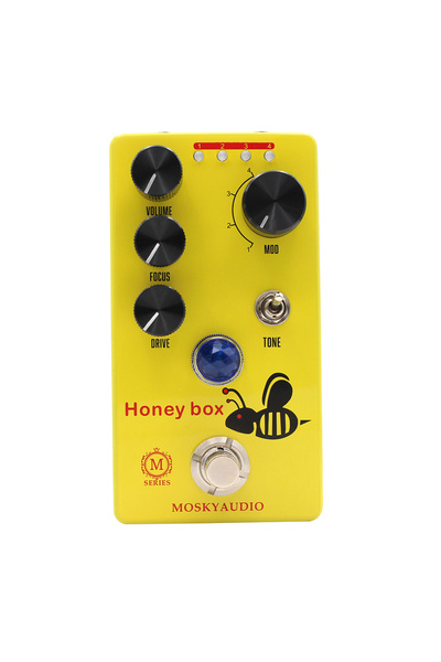 Choice Mosky Honey Box Overdrive Pedal,Dynamic Low Gain Overdrive Effect ,4 M...