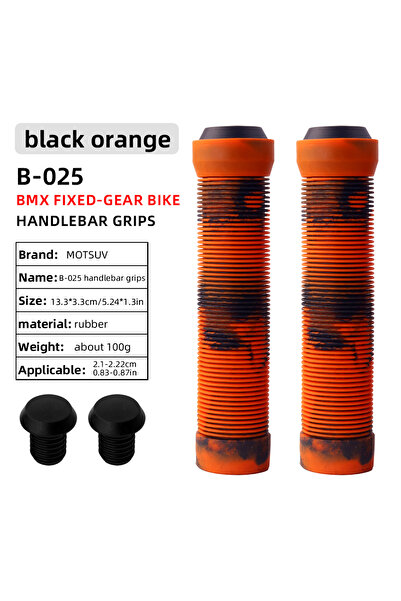 Choice Orange 1Pair Bicycle Handlebar GripsSuitable For 22.2mm Scooters Soft ...