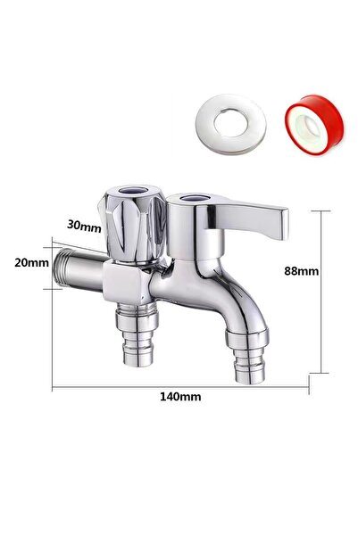 Choice صنبور غسالة ملابس، صنبور غسالة ملابس، وصلة رباعية النقاط، صنبور نحاسي ...