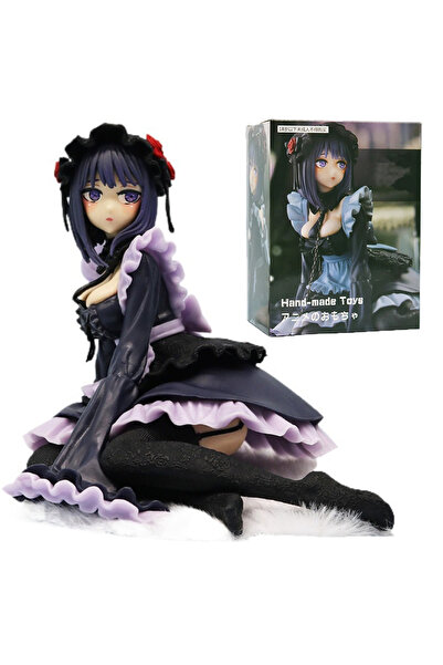 choice2 دمية أنمي "ماي دريس أب دارلينج" واقفة وجالسة بزي الخادمة السوداء، مع ...