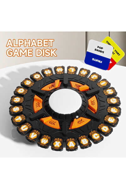 Choice لعبة Orange Whirl & Learn Alphabet - قرص دوار بـ 24 مفتاحًا، لعبة تعلي...