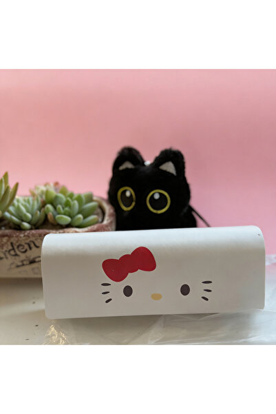 choice2 حافظة نظارات هيلو كيتي من سانريو، مقاس 16 سم × 6 سم × 3 سم، بتصميم كر...