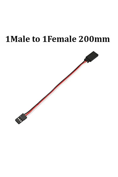 Choice 1Male to 1Female Servo Extension Cable 200mm Futaba 3 Pin JR Plug Spli...