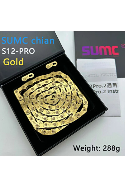 Choice سلسلة دراجة S12-Gold sumc ذات 12 سرعة، سلسلة هلالية، دراجة طريق، دراجة...