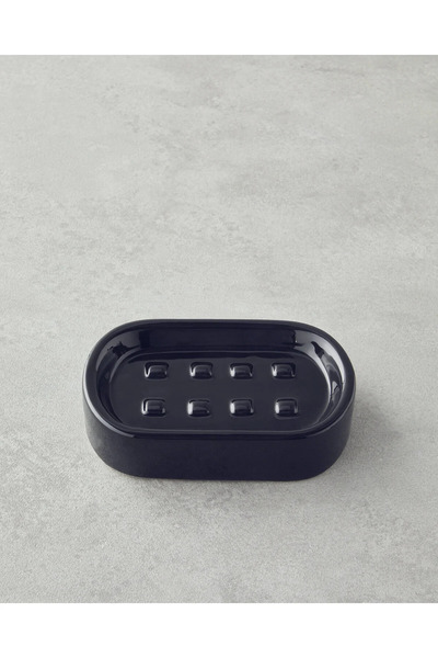 English Home Alesta Seramik Katı Sabunluk Siyah