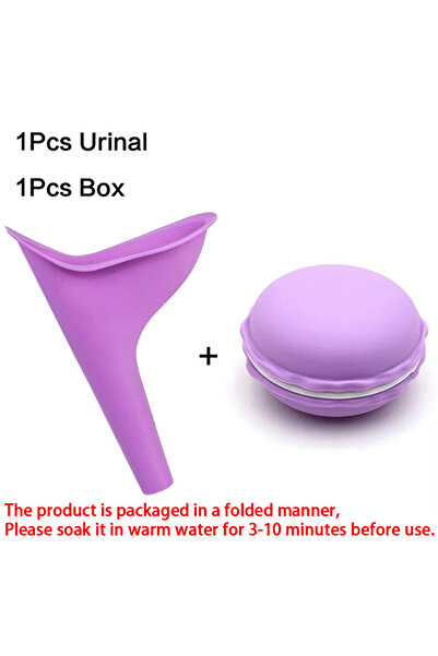 Choice Purple-With Box Pad Boxing Portable Emergency Travel Female Urinal Fun...
