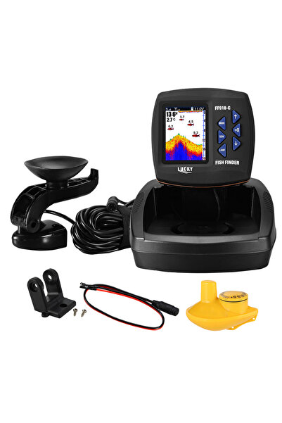 Choice جهاز كشف الأسماك من النوع B، مزود بمستشعر سونار لاسلكي، وجهاز تحديد عم...