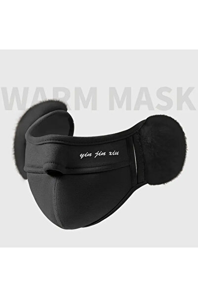 Choice قناع وجه شتوي أسود مقاوم للرياح، قابل لإعادة الاستخدام، مبطن، مع واقي ...
