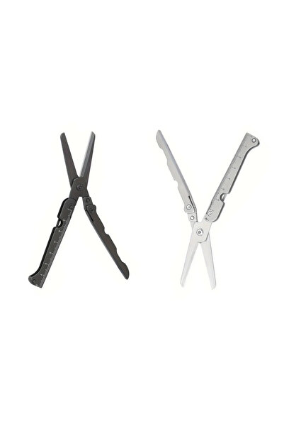 Choice مقص قابل للطي من الفولاذ المقاوم للصدأ، قطعتان، أداة متعددة الوظائف مح...