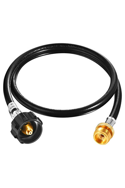 Choice black 6FT Propane Hose Propane Adapter Hose Converter Propane Tank Hos...