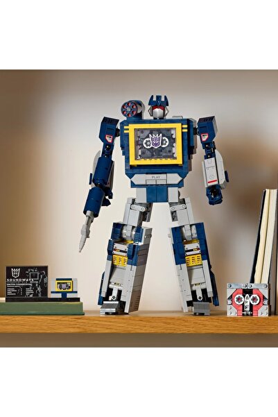 Choice روبوت سونيك الأزرق القابل للتشكيل، 1505 قطعة، نموذج بناء للأطفال، أولاد