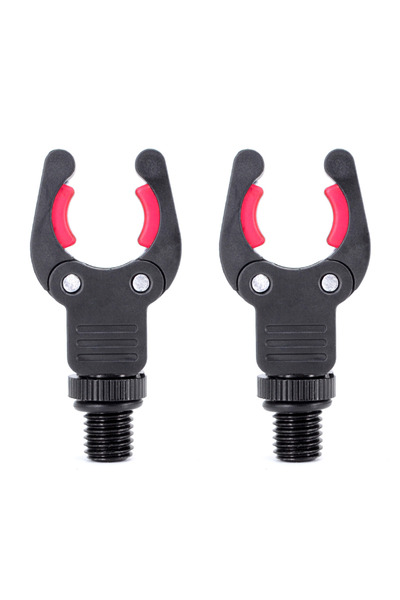 HIRISI 2Pcs Red 2pcs Carp Fishing Rod Rest Head Butt Rod Holder Durable Plast...