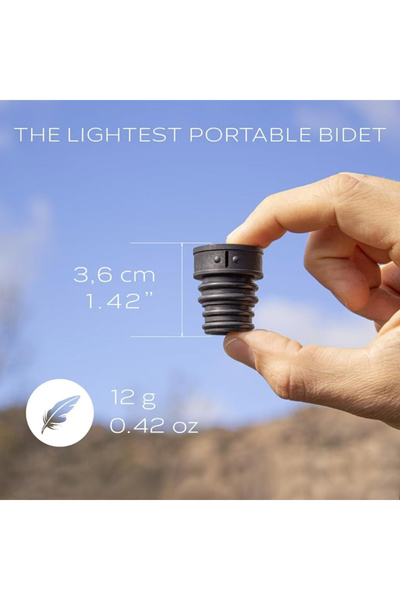 Choice Black Durable Toilet Bidet Portable Travel Bidet Cap Ultralight Water ...