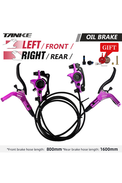 Choice طقم فرامل قرصية هيدروليكية للدراجات الجبلية من Purple-LFRR TANKE مع أق...