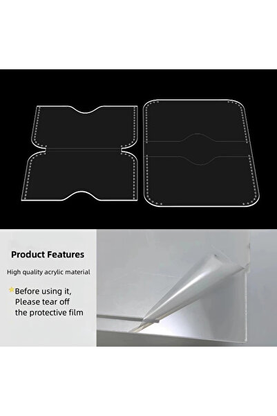 Choice ACL YOMDID 2PCS Mini Card Case Acrylic Making Template DIY Multifuncti...