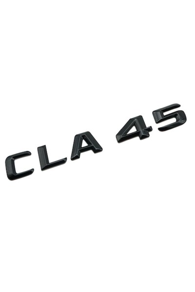 MERCEDES Emblemă neagră CLA 45 pentru portbagaj