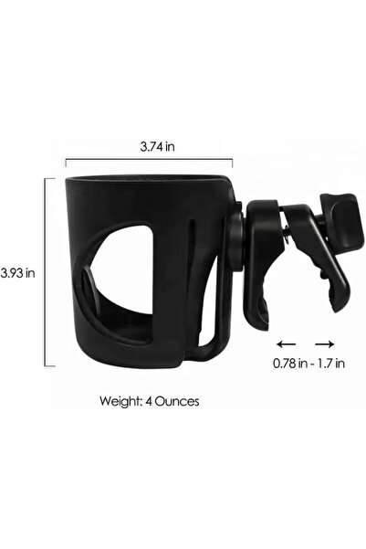 Choice 1pcs black 1pcs Digital Nc Stroll-n-Sip Black Cup Holder for Stanley Q...