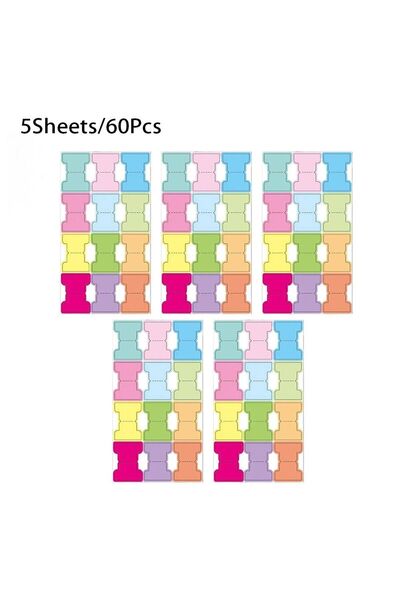 Choice 5Sheets-60Pcs 60/120Pcs File Tabs Flags Index Label Sticker Office Sta...