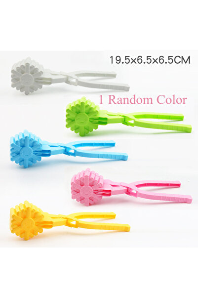 Choice ملقط كرة ثلجية عشوائي على شكل ندفة ثلجية، ملقط لصنع كرات الثلج على شكل...