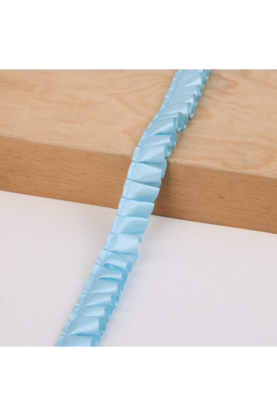 Choice 1PC A04 3Yards Ruffle Unilateral Satin Ribbon Trim 40mm Sewing Wed Dol...