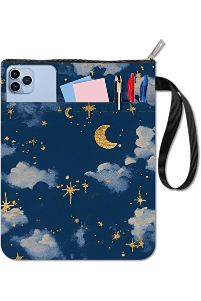 Choice AECH011-01768 Book Covers Sleeve Dreamy Night Dark Cloud Moon Star Pea...