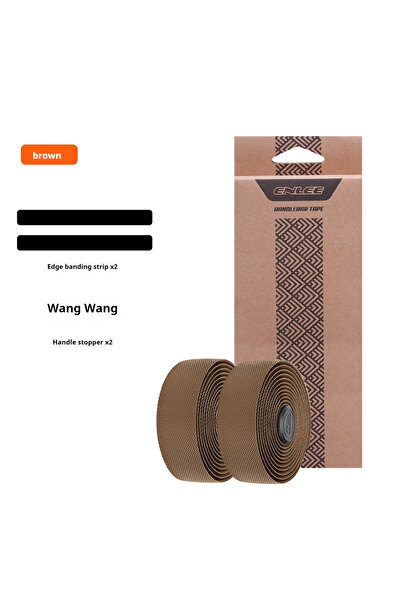 Choice شريط لف مقود الدراجة الهوائية HuanCai Brown ENLEE مقاوم للبقع، قابل لل...