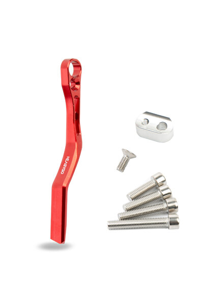 Choice ماسك سلسلة دراجة طريق من سبائك الألومنيوم الأحمر، خفيف الوزن، مصنوع بت...