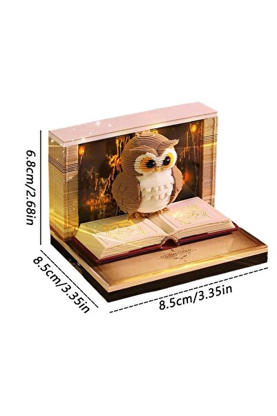 Choice Yellow 2026 Paper Sculpture Calendar 3D Memo Pad Calendar 3D Tear Away...