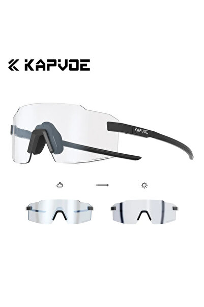 KAPVOE Photochromic-SI-02 Photochromic Runnning Sunglasses Light-Weight Cycli...