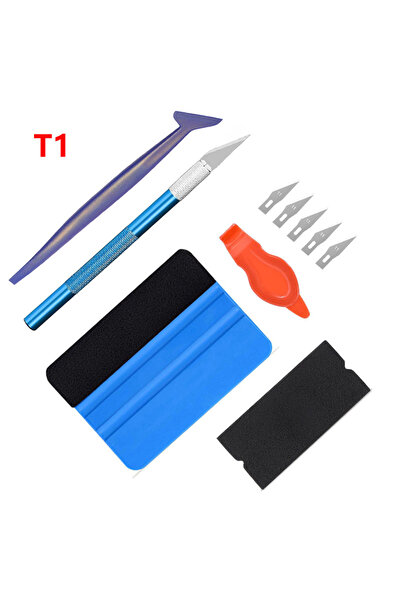 Choice T1 Upgraded Car Wrapping Tools Kit Vinyl Scraper Cutter Film Squeegee ...