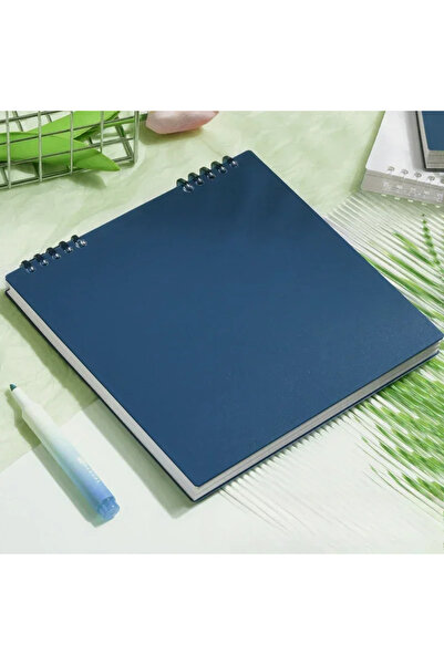 Choice Blue Grid Notepad B5 Sketch Book Notebooks Leaf Notebook Diary Flip St...