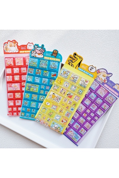 Choice4 4 قطع من ملصقات نيكوني ثلاثية الأبعاد بتصميمات متنوعة، مربعة الشكل، س...