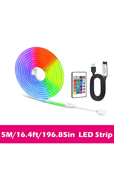Choice 5m 5V Flexible Led Rope Lights,RGB Neon Lights,USB RGB LED Neon Rope L...