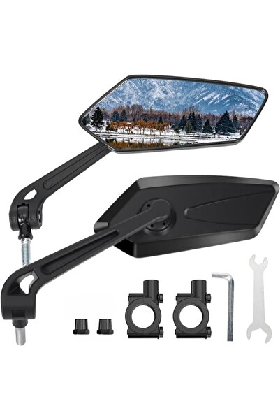 Choice A Pair M Pair Of Bike Mirrors, Bike Mirrors For Handlebars, 360-Degree...