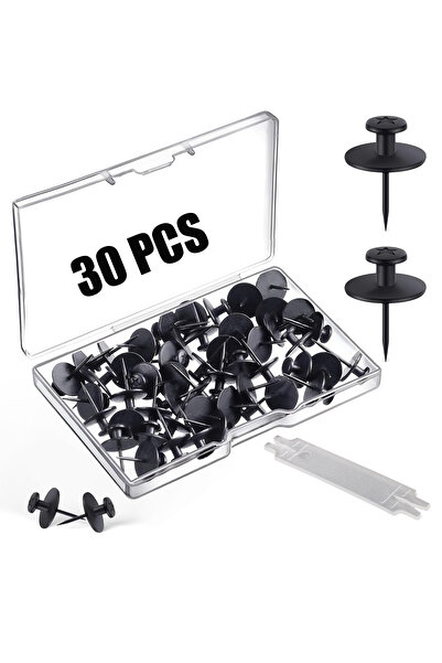 Choice 30 PCS 30/50 Pcs Hanging Nails, Thumb Tacks, Push Pins for Wall Hangin...