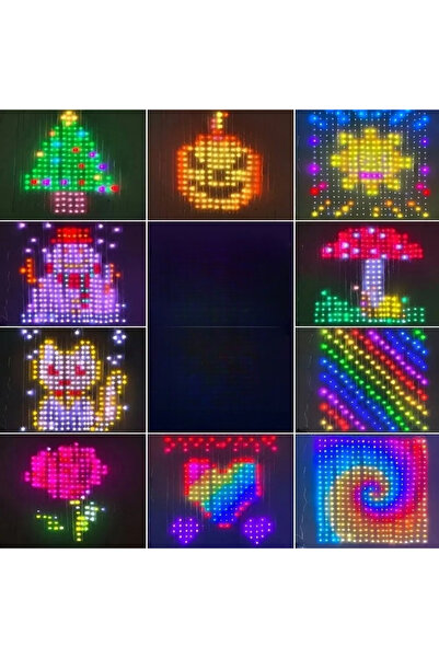 Choice 3x3m-400leds Cortinas Led Inteligentes USB Led Smart Curtain Lights Bl...