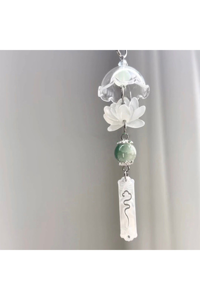 Choice style 4 Transparent Keychain Wind Chime Pendant Keyring Mobile Phone L...