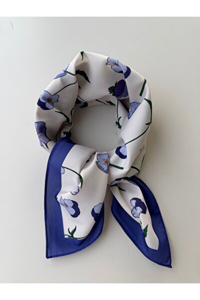 who knows ¿ Patterned Colorful Scarf Bandana 50X50 Women's Clothing Accessory