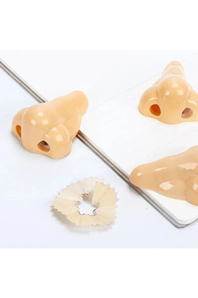 Choice 2pcs 1/2 set of creative nose-shaped pencil sharpeners. Funny nose pen...
