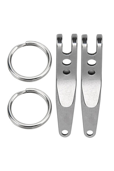 Choice 2pcs Mini Pocket Quick Hanging Clip Keychain Accessories Zinc Alloy ED...