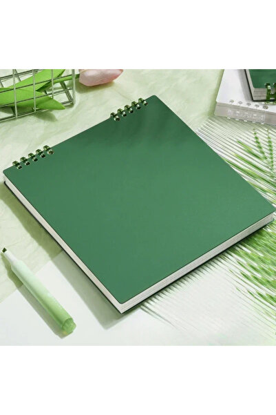 Choice green Grid Notepad B5 Sketch Book Notebooks Leaf Notebook Diary Flip S...