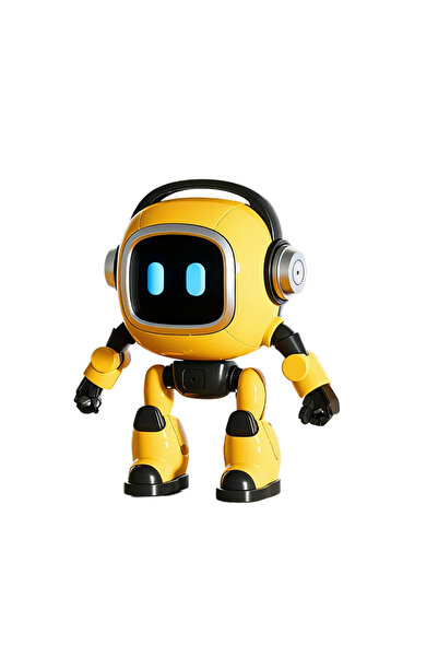 Choice لعبة روبوت ذكية صفراء اللون بتقنية الذكاء الاصطناعي للأطفال - لعبة تعل...