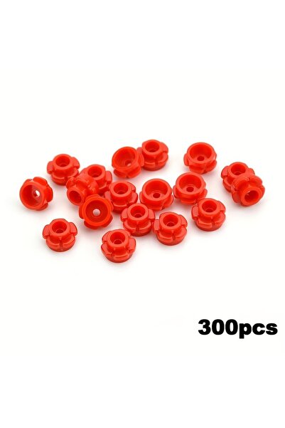 Choice Purple 300pcs 300PCS Round 1x1 with Flower MOC Building Blocks Compati...