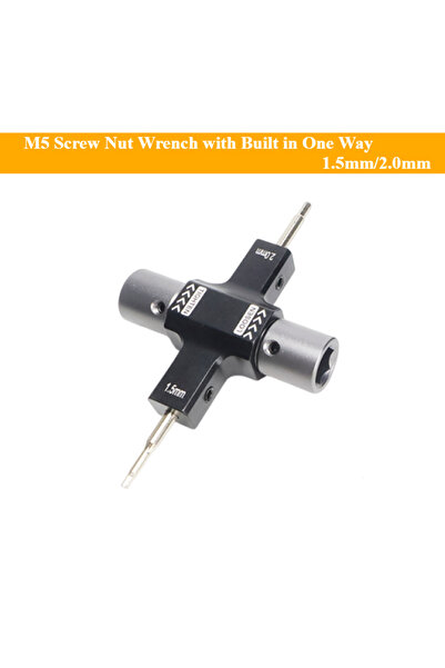 Choice مفتاح ربط واحد - مفتاح ربط صواميل براغي M5 مع محمل مدمج أحادي الاتجاه ...