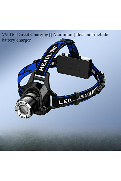 Choice CN Blue WHITE-V9-T6 Outdoor Waterproof Work Head Lamp High Lumen Head ...