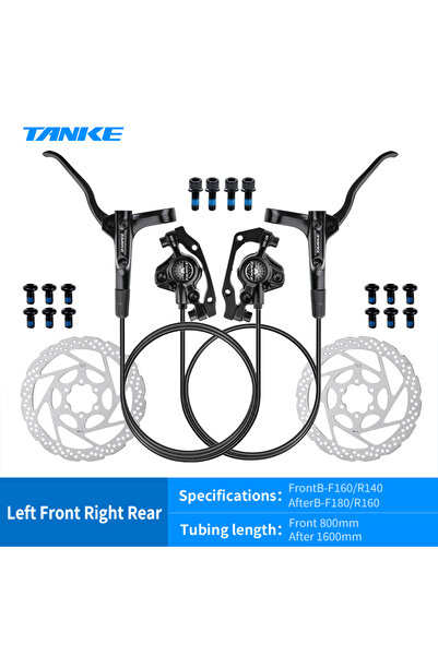 Choice Black LF-RR 160mm TANKE MT200 Bike Hydraulic Disc Brake MTB Brake BL B...