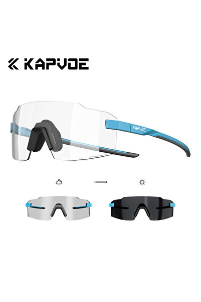 KAPVOE Photochromic-05 Photochromic Runnning Sunglasses Light-Weight Cycling ...
