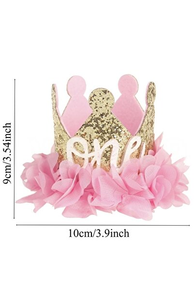 Choice Crown 1st Birthday Party Decor Hat Kids 1/2 Year Happy Birthday Boy Gi...